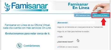 famisanar en linea cafam citas|Famisanar en Línea 【 Acceso a Servicios 】2024